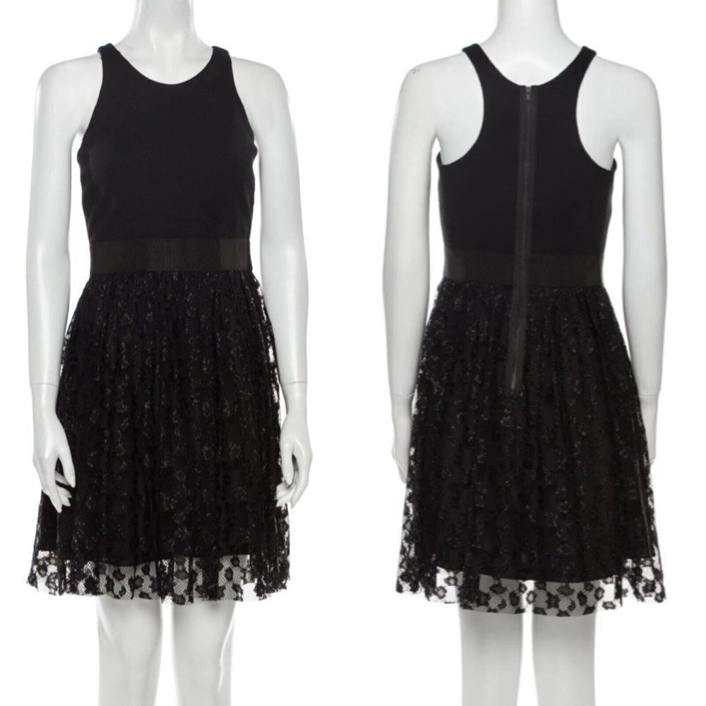 Milly Black Lace Cocktail Dress Women’s‎ Size 4